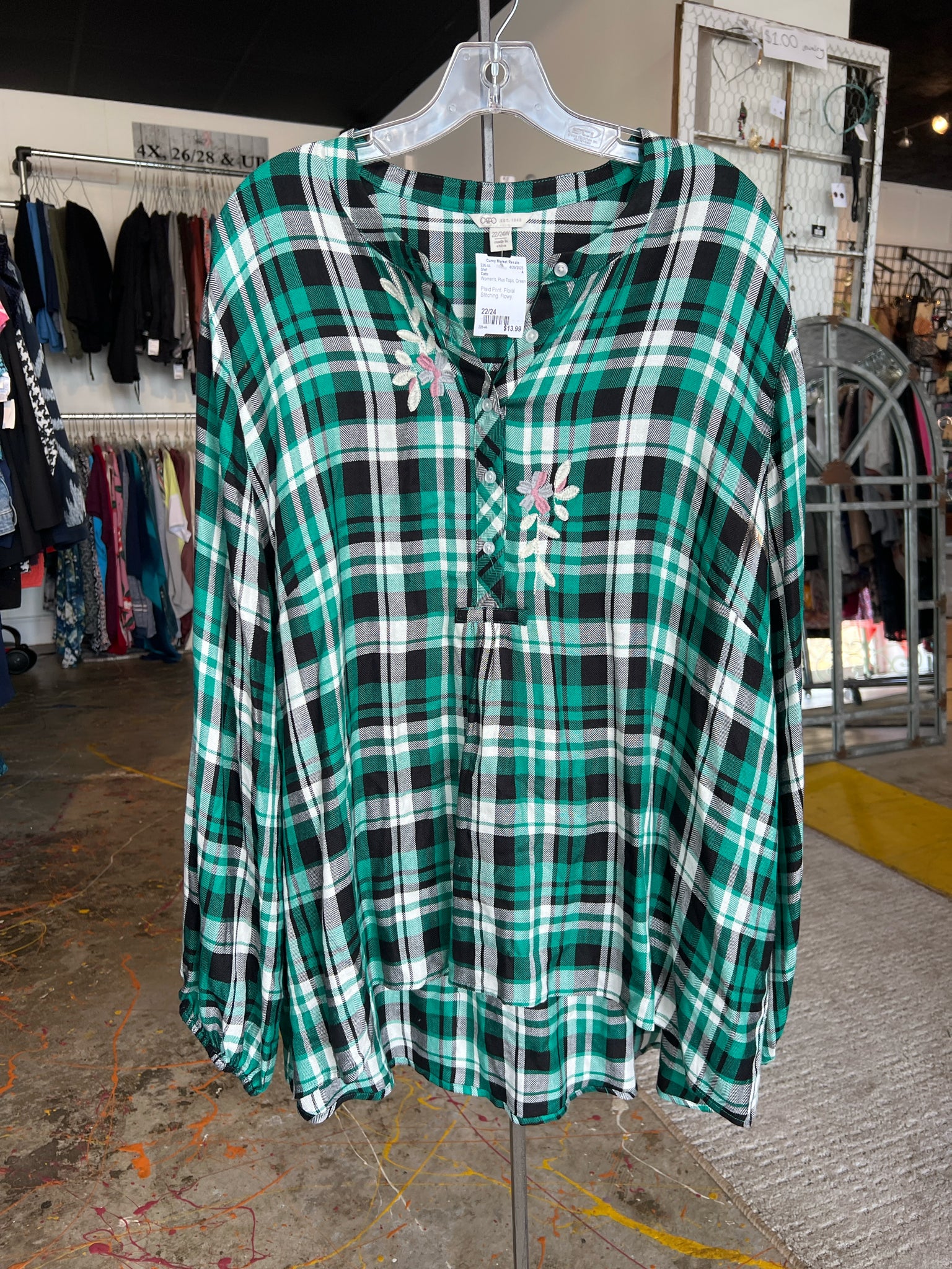 Cato Plus Tops Size 22/24 Shirt