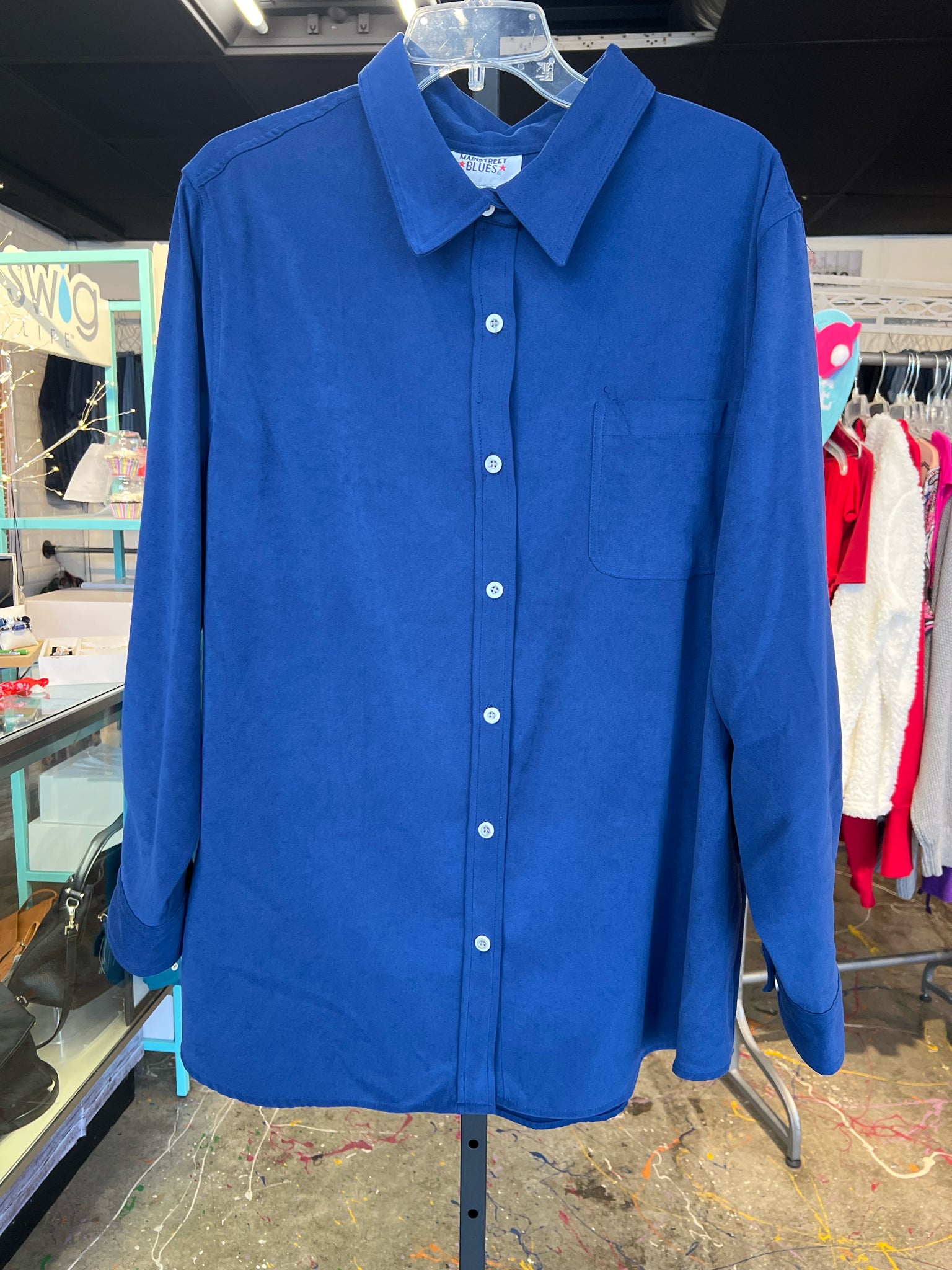 Size 1X Main Street Blues Shirt