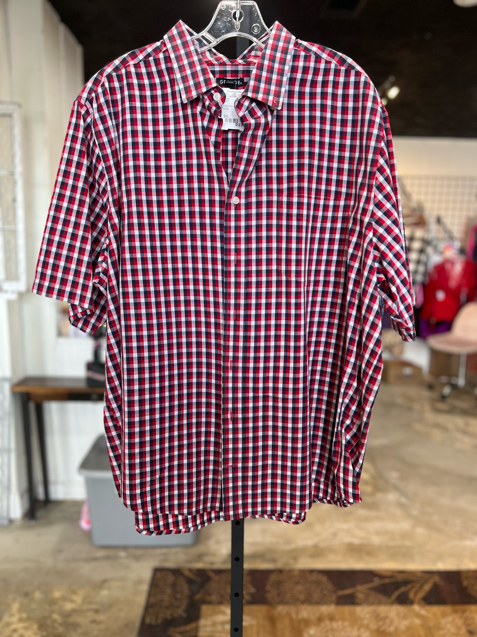 Size 2XL George Short Sleeve Shirt