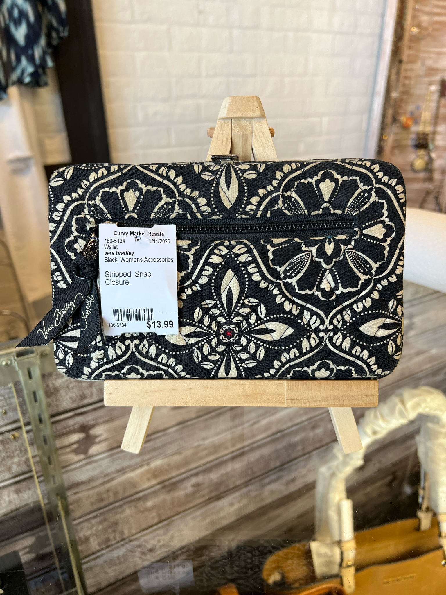 vera bradley Black Wallet
