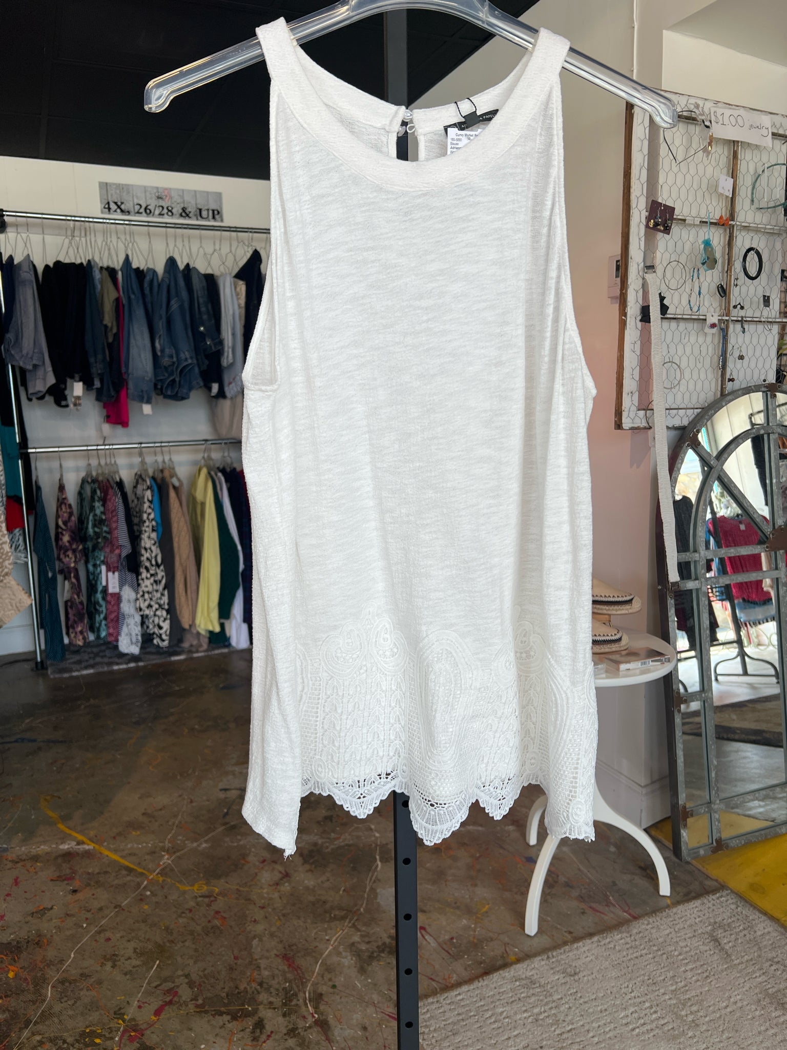 Adrianna Papell Womens Tops Size XL Blouse
