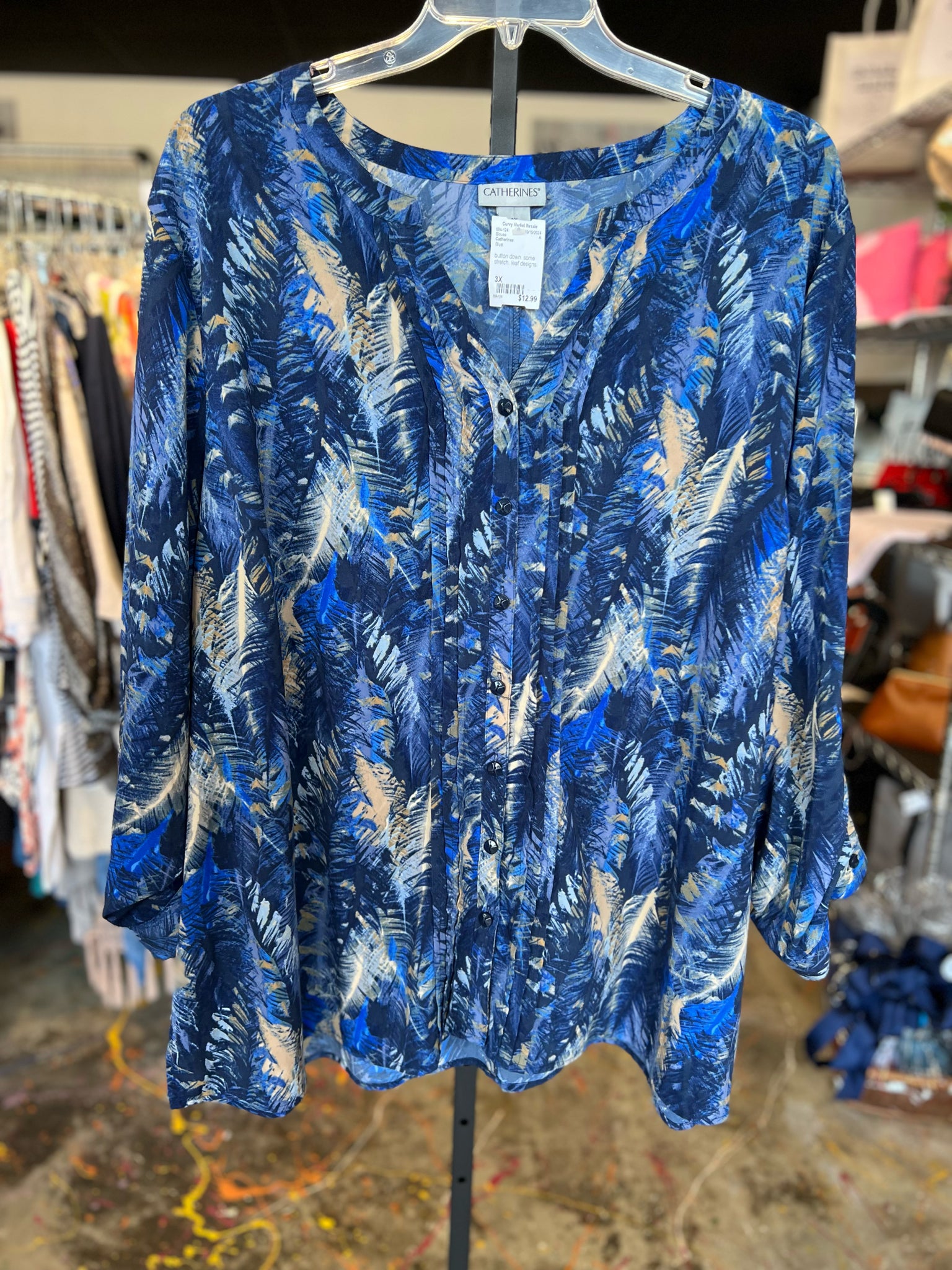 Size 3X Catherines Blouse