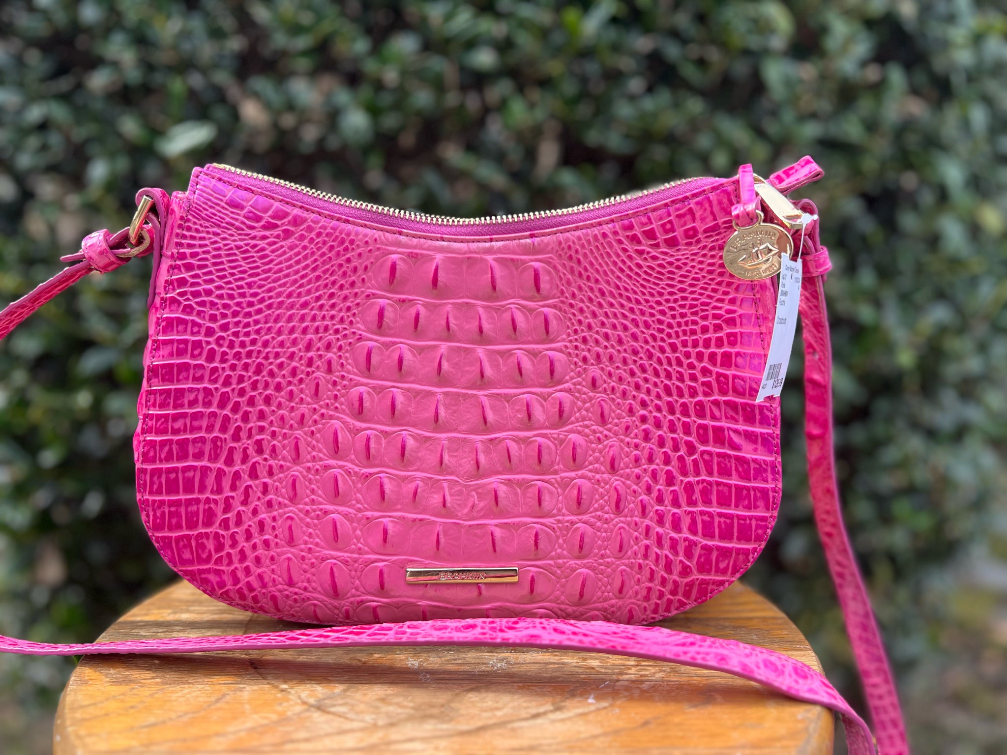 BRAHMIN Fuschia Purse