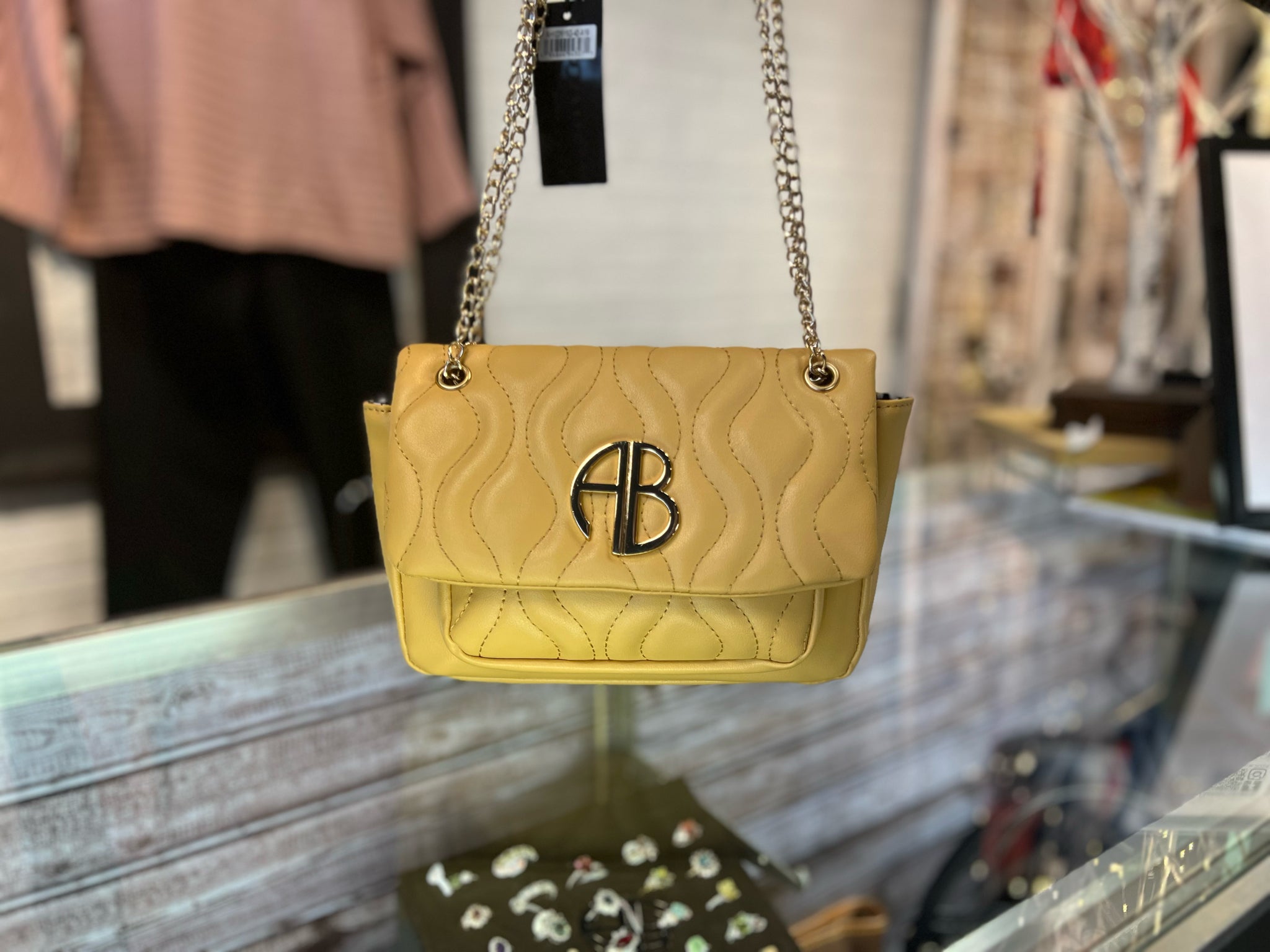 Alexis Bendel Yellow Purse