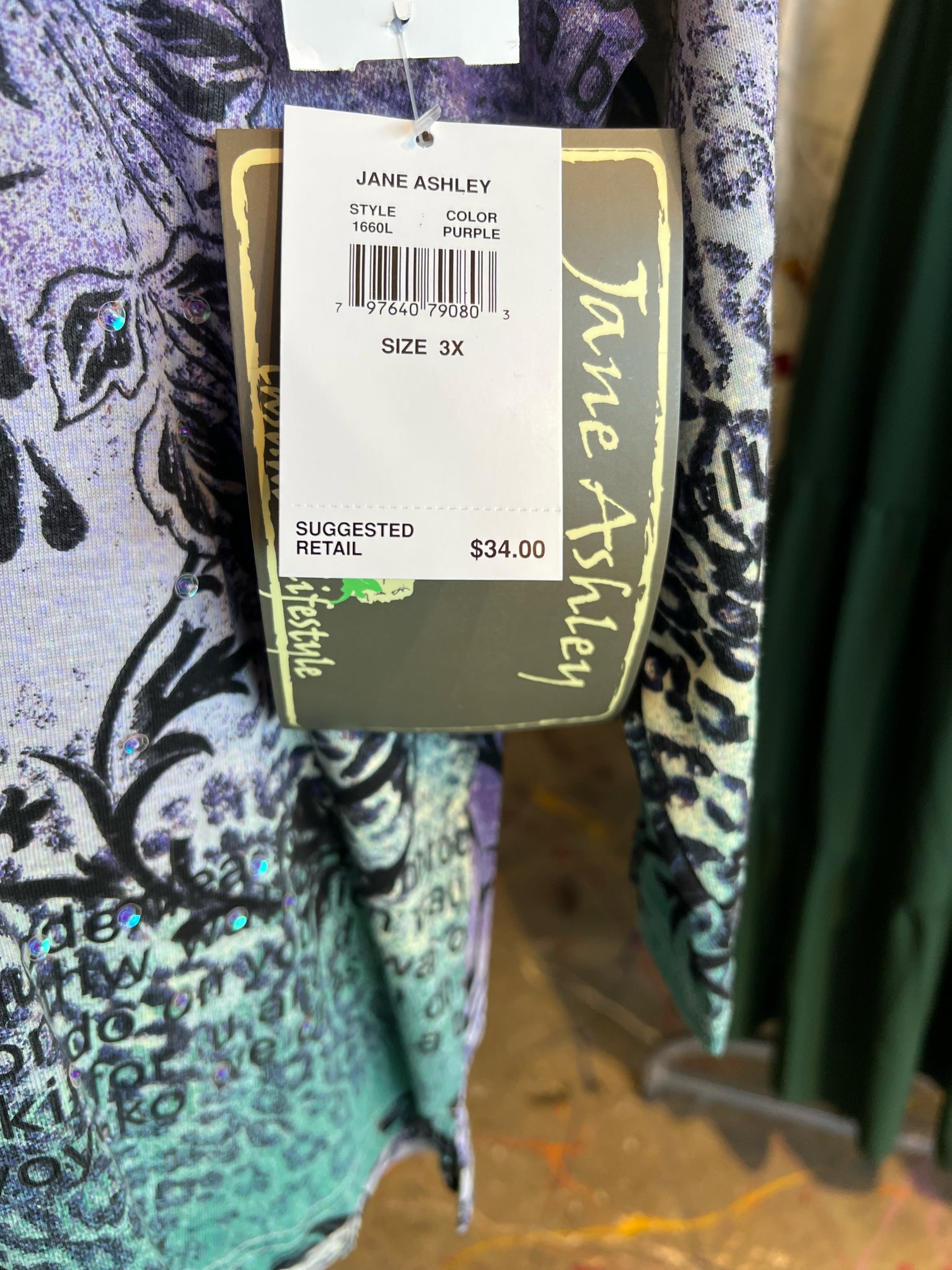 Size 3X Jane Ashley Shirt