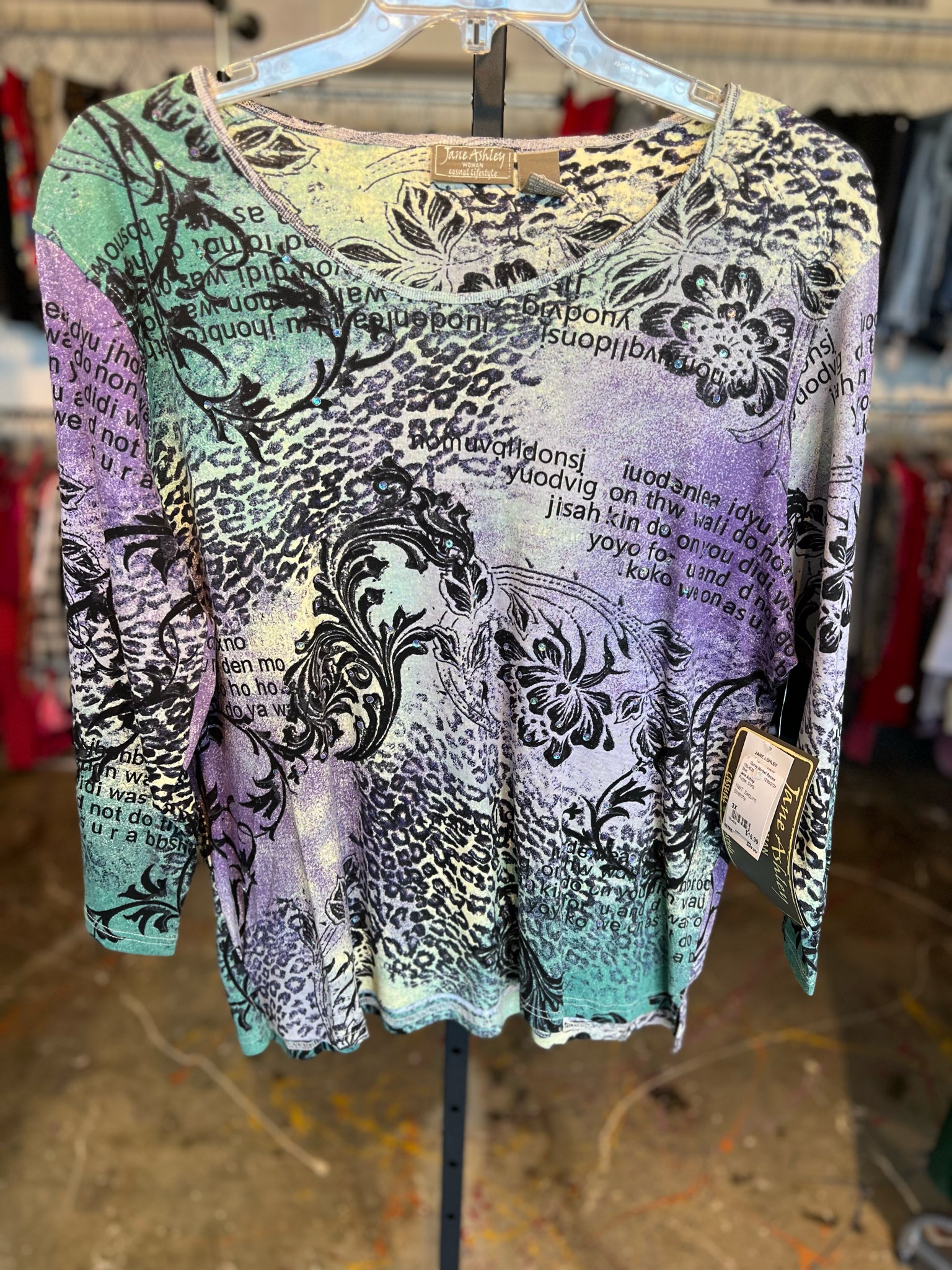 Size 3X Jane Ashley Shirt