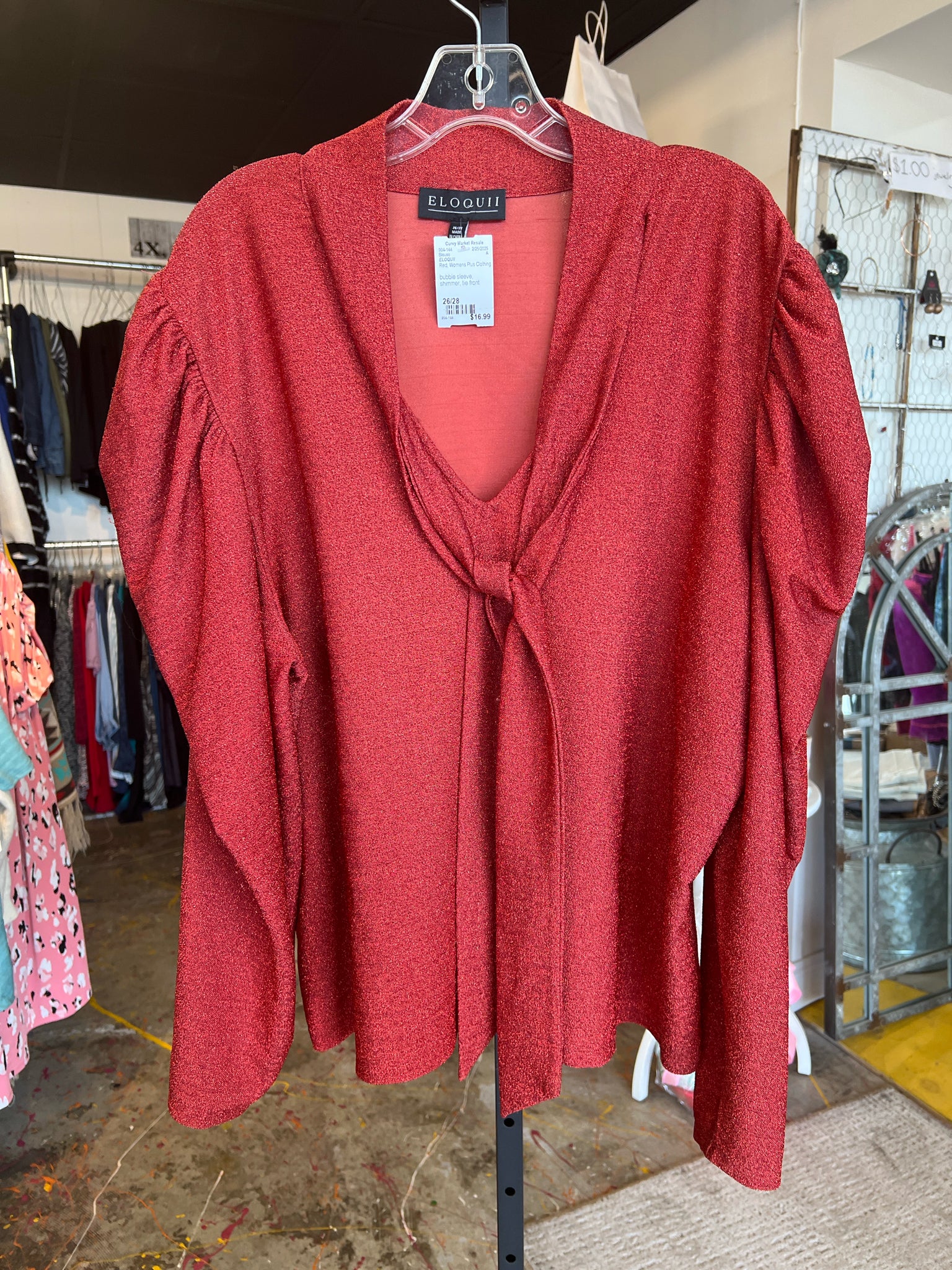 Size 26/28 ELOQUII Blouse