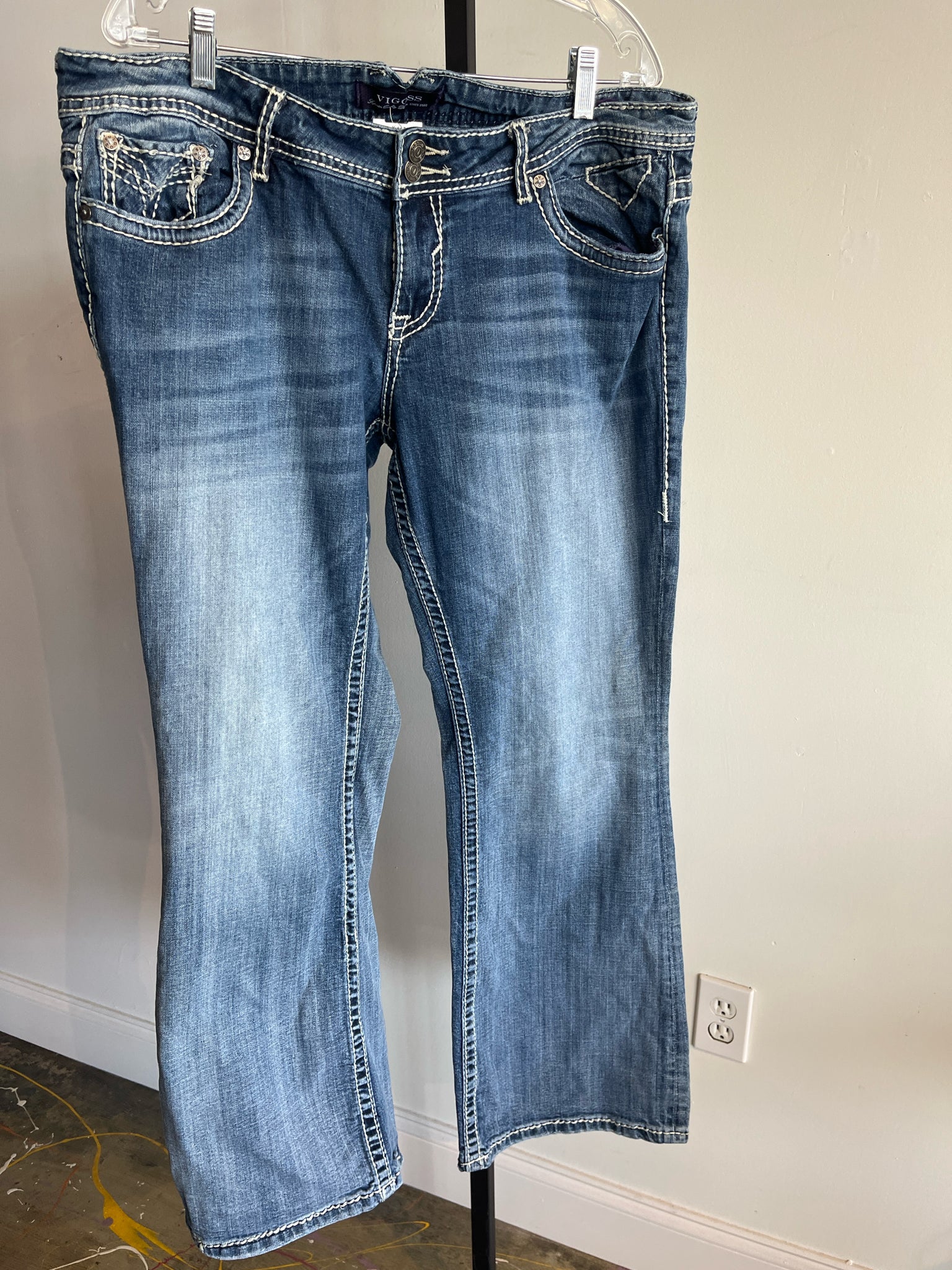 Vigoss Plus Bottoms Size 1X Jeans