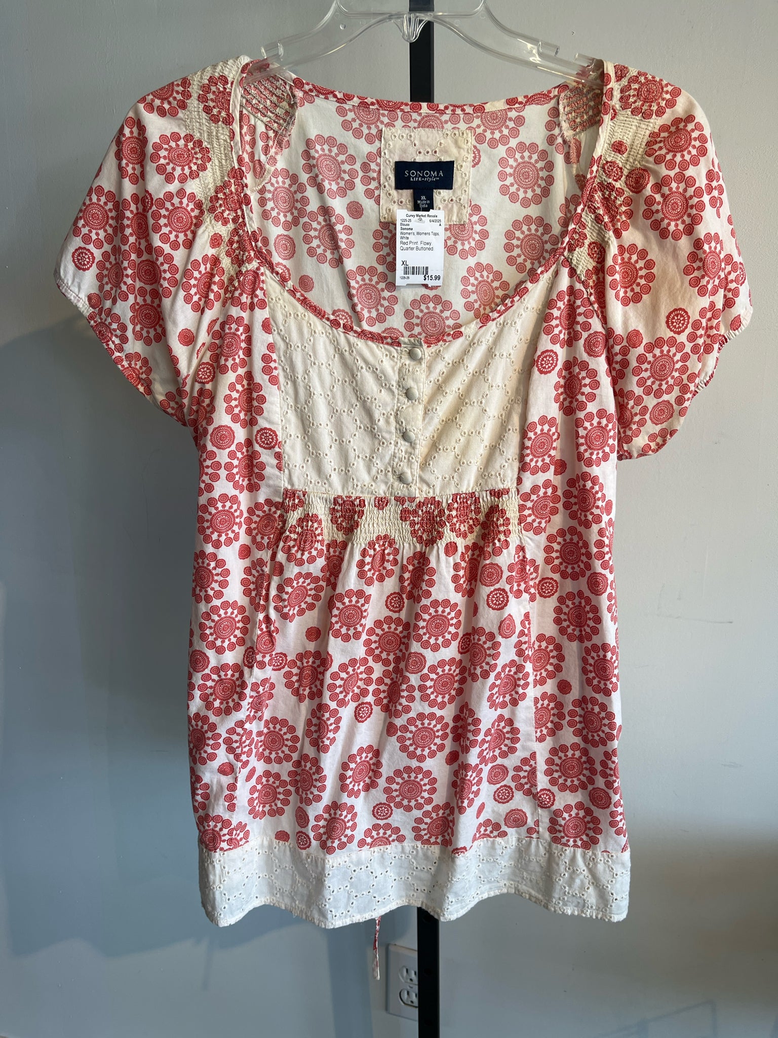 Sonoma Womens Tops Size XL Blouse
