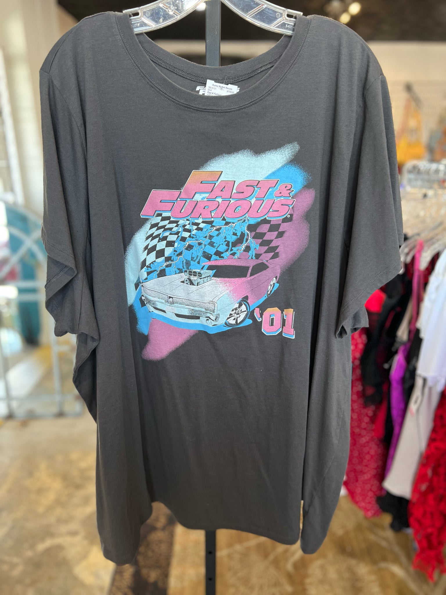 Size 6X Fast & Furious Shirt