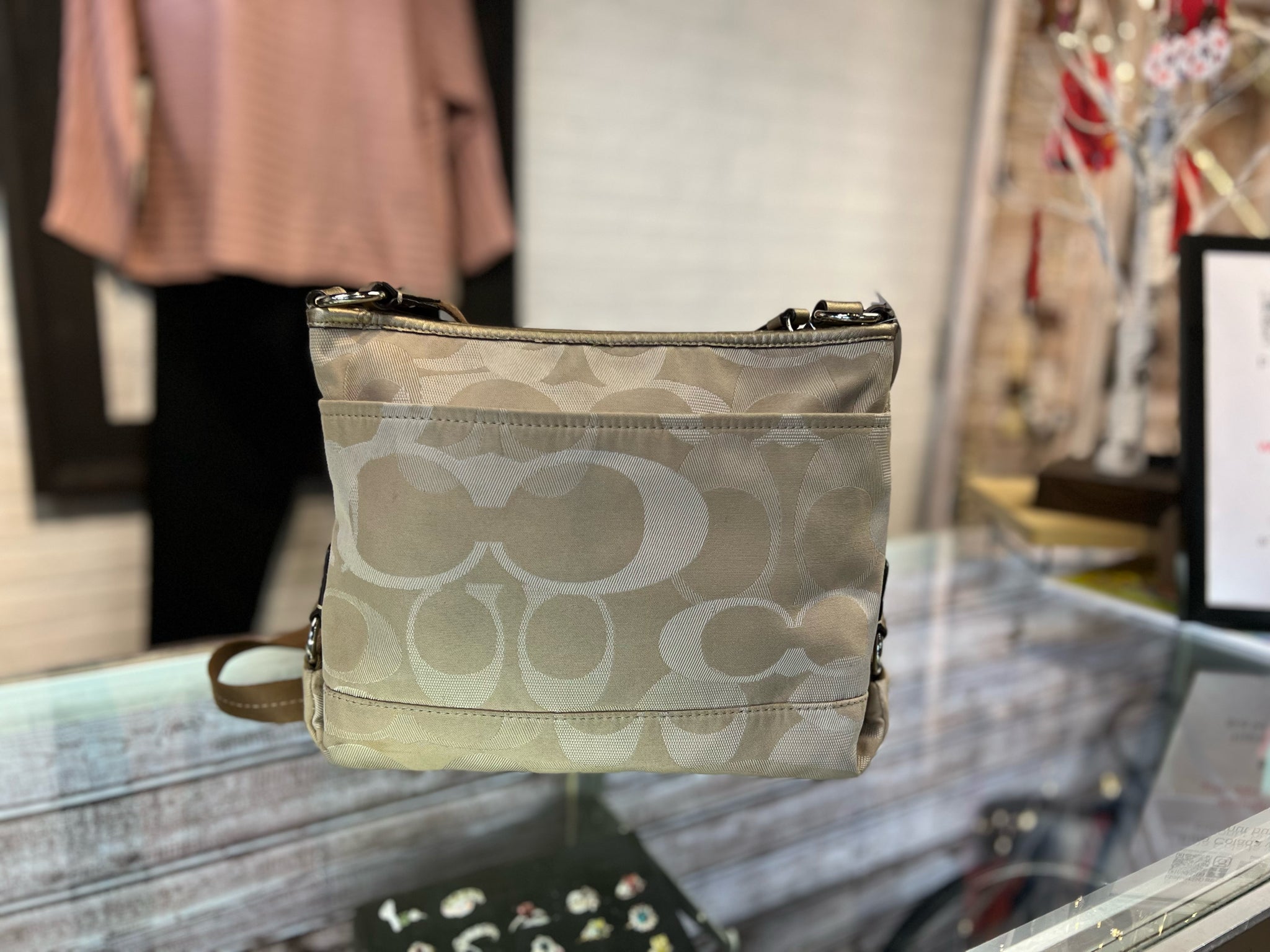 COACH Beige Purse